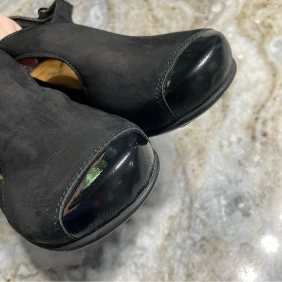 Naot T Strap Mary Jane Leather Pump Shoes EU 37 L6 - Picture 8 of 13